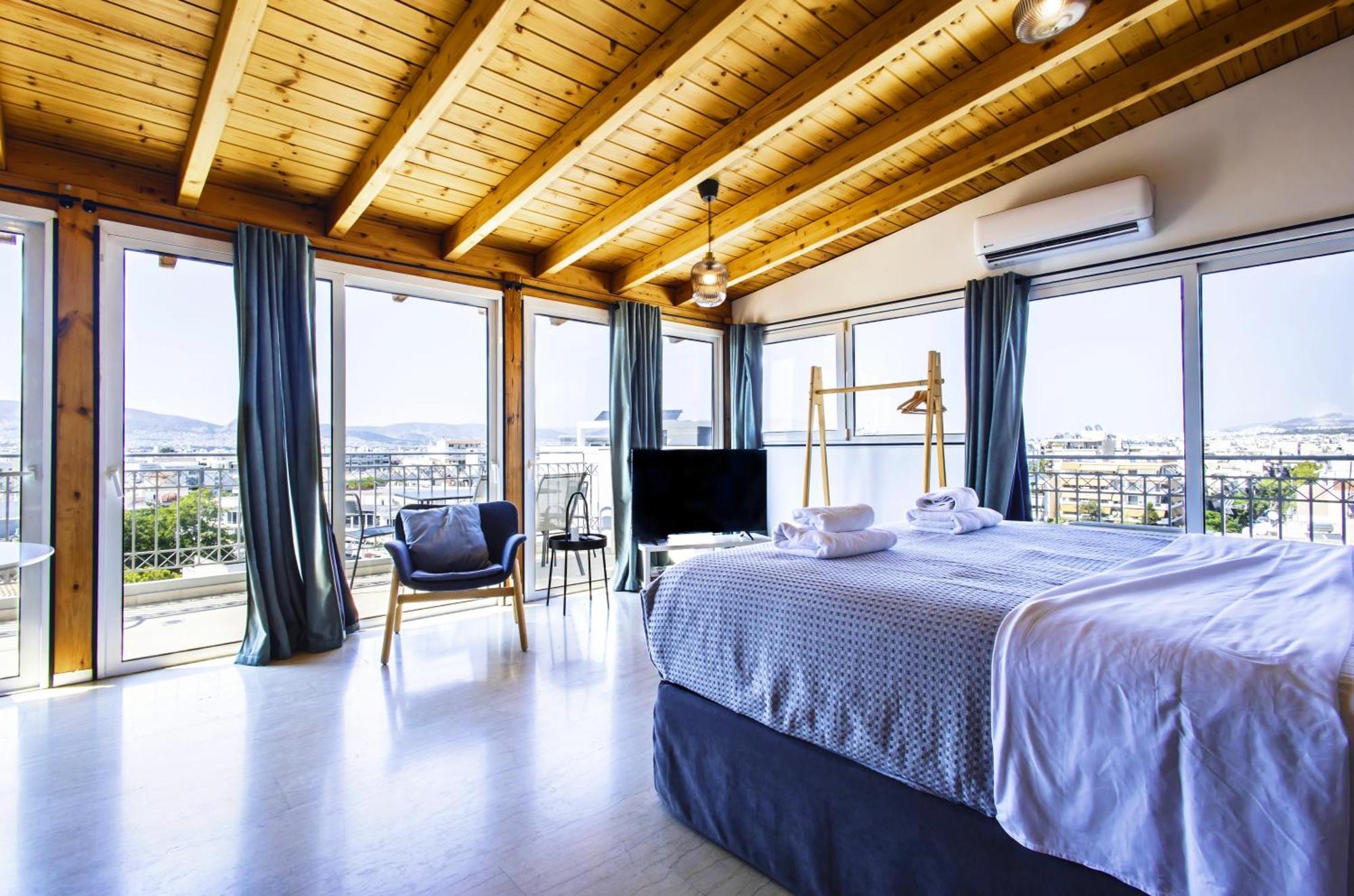 Lis153 By Smart Cozy Suites - Top Floors With Amazing City View - Available 24Hr Atenas Exterior foto