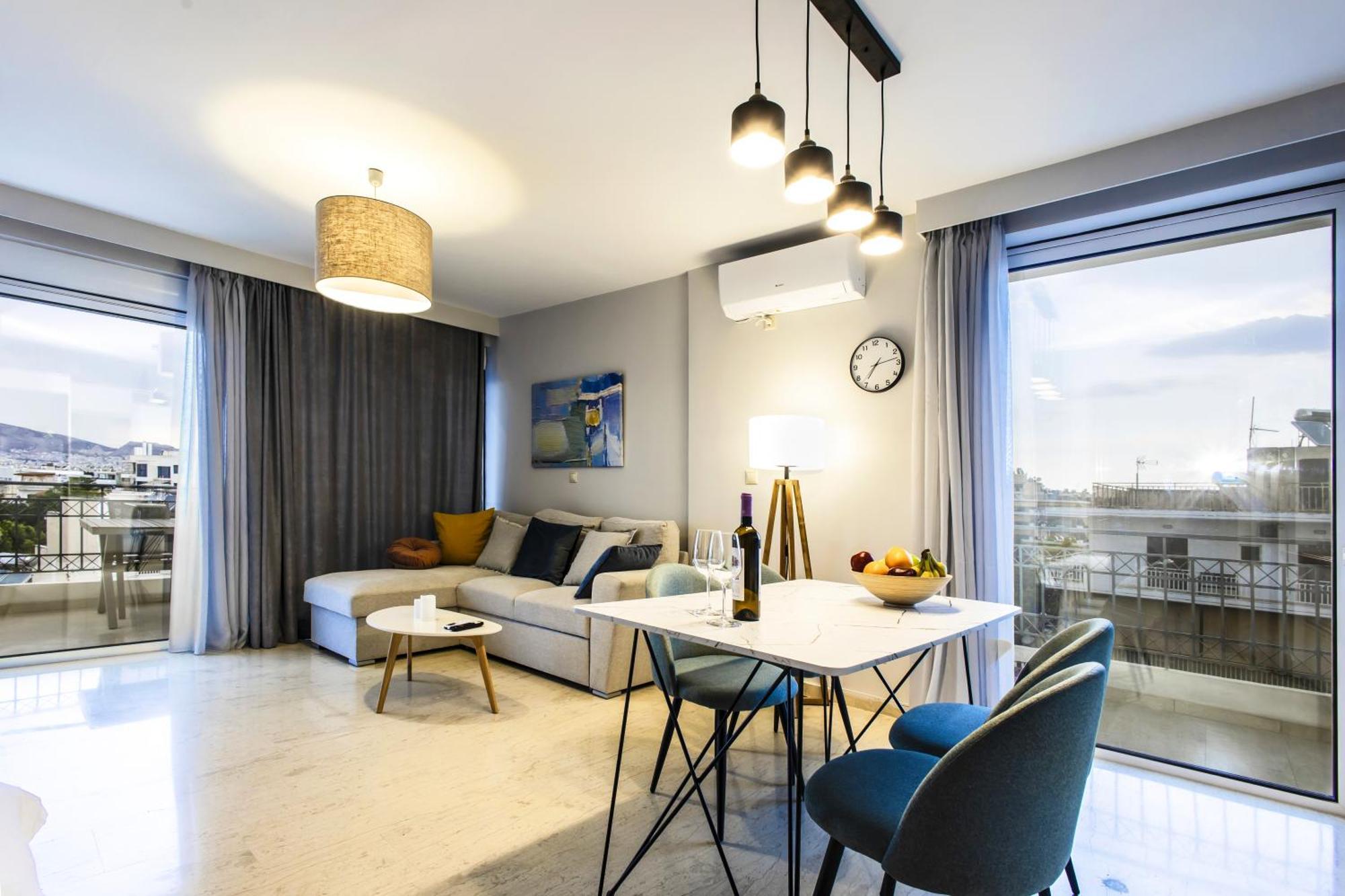 Lis153 By Smart Cozy Suites - Top Floors With Amazing City View - Available 24Hr Atenas Exterior foto